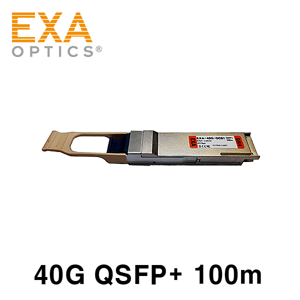 [EXA] 40G QSFP+ SR4 100m MMF 光トランシーバ