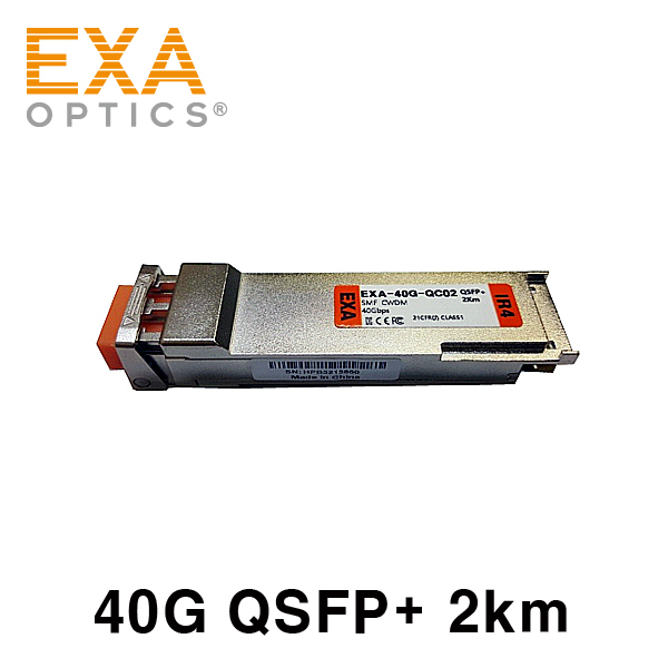 [EXA] 40G QSFP+ IR4 2km SMF 光トランシーバ