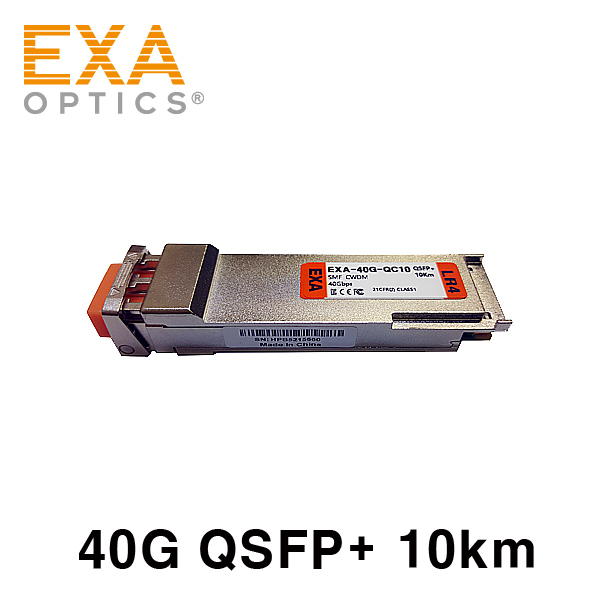 [EXA] 40G QSFP+LR4 10km SMF 光トランシーバ
