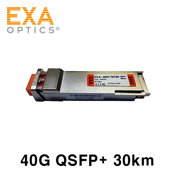 [EXA] 40G QSFP+ ER4 30km SMF 光トランシーバ