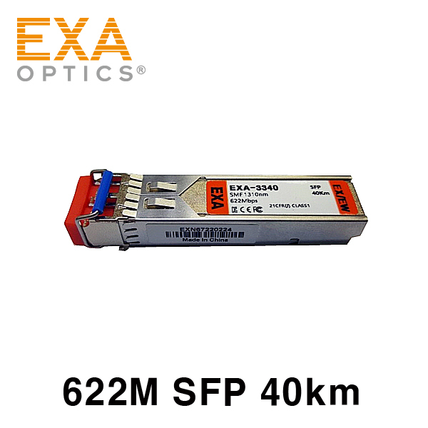 [EXA] 622M SFP-EX/EW 40km SMF 光トランシーバ