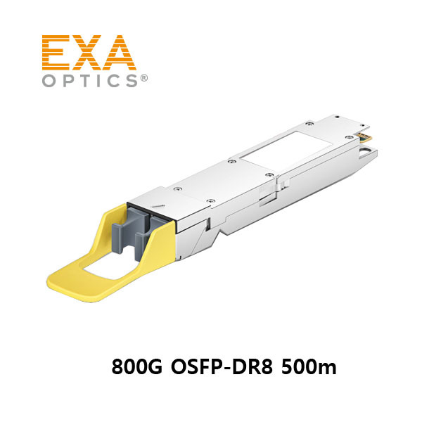 [EXA] 800G OSFP DR8 2x12CMPO 500m Optical Module Custom Made