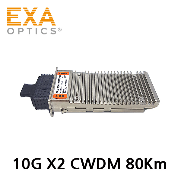 [EXA] 10G X2 CWDM ZR/ZW 80km SMF 光トランシーバ