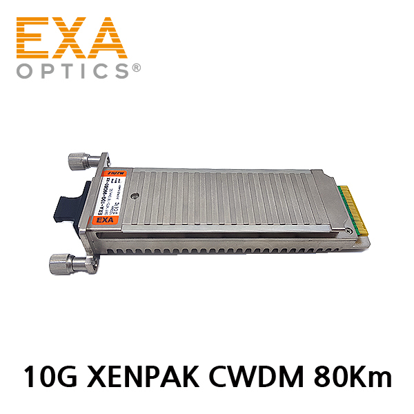 [EXA] 10G XENPAK CWDM ZR/ZW 80km SMF 光トランシーバ