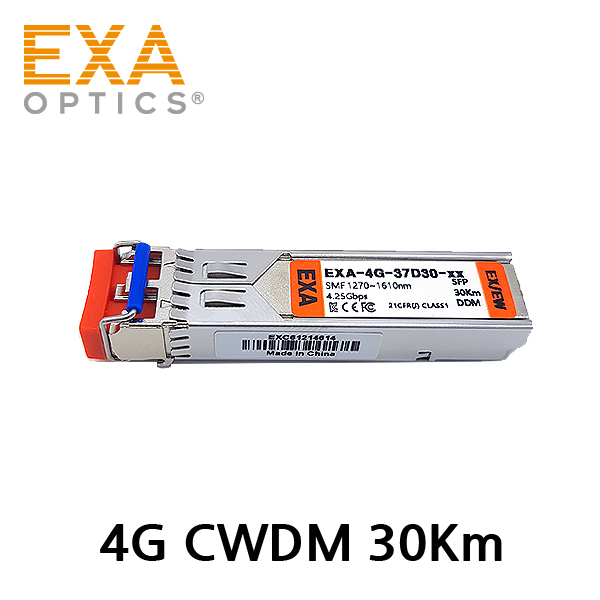 [EXA] 4G CWDM SFP 30km SMF 光トランシーバ