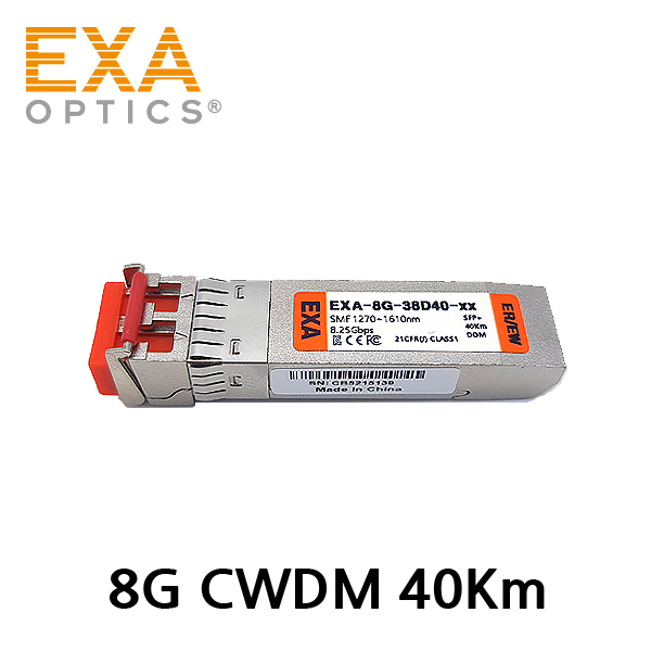[EXA] 8G CWDM SFP 40km SMF 光トランシーバ