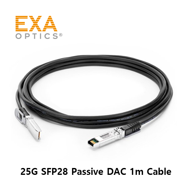 [EXA] 25G SFP28 Passive DAC 1m 케이블