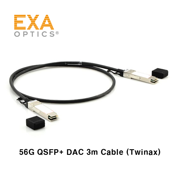 [EXA] 56G QSFP + DAC 3M Twinax cable