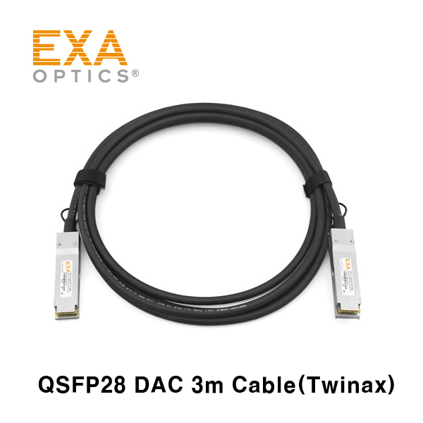 [EXA] QSFP28 Passive DAC 3m 케이블