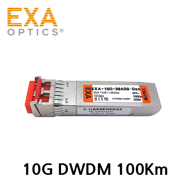 [EXA] 10G DWDM SFP+ ZR/ZW 10km SMF 光トランシーバ