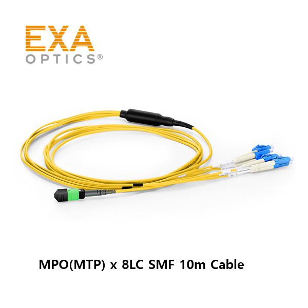 [EXA] 12C MPO-8xLC SMF 10m Optical PatchCord