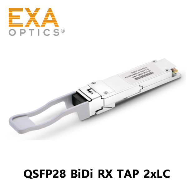 [EXA] 100G QSFP28 LR4 BiDi RX 10km monitoring TAP DPI optical module