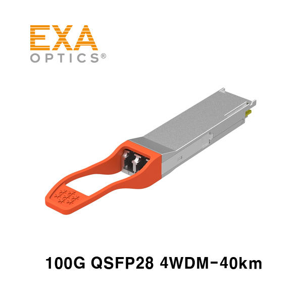 [EXA] 100G QSFP28 4WDM 40kmシングルモード光モジュール
