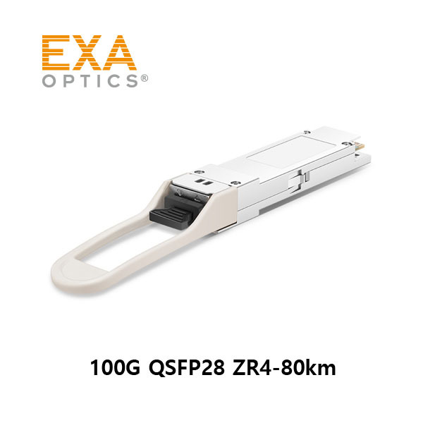 [EXA ]100G QSFP28 ZR4 80kmシングルモード光モジュール
