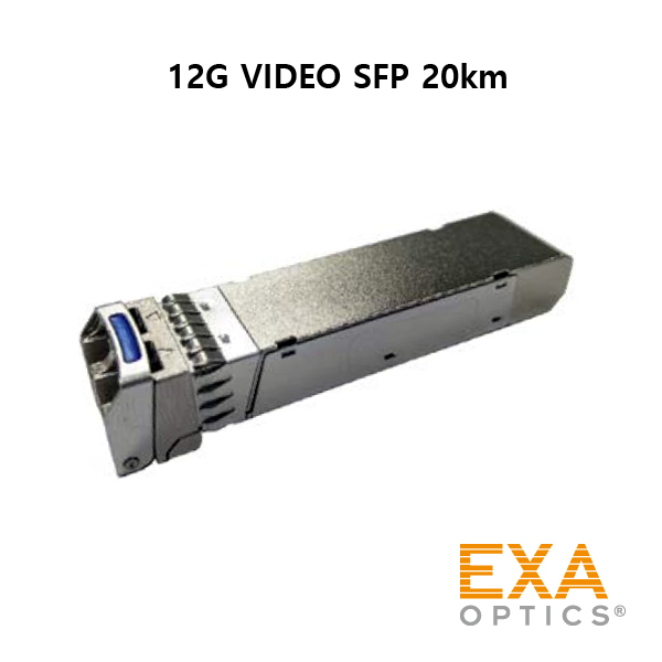 [EXA] 12G 비디오 SFP 20km 광모듈