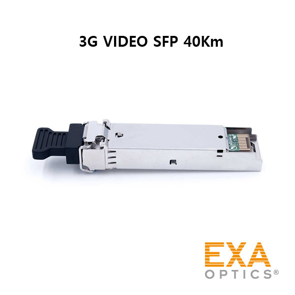 [EXA] 3G Video CWDM SFP HD-SDI 40km 光トランシーバ