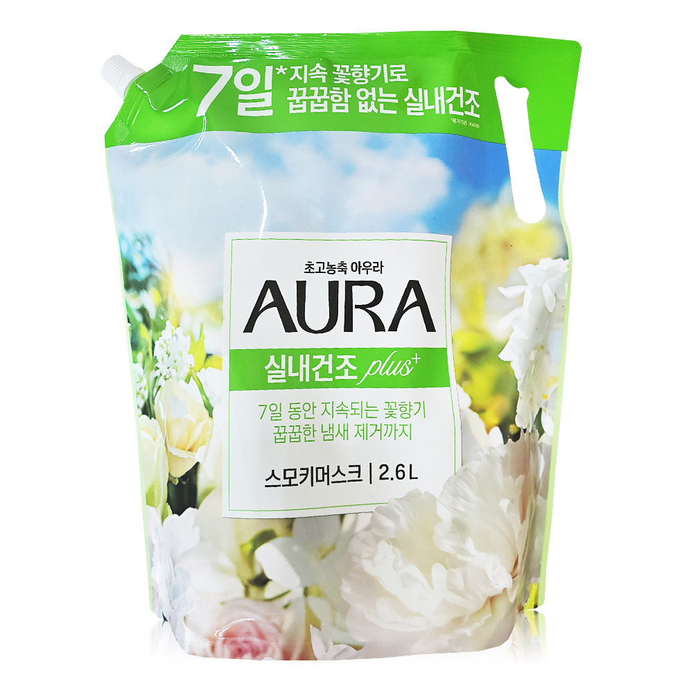 [LG생활건강] 샤프란 아우라 초고농축 섬유유연제 스모키머스크 2.6L
