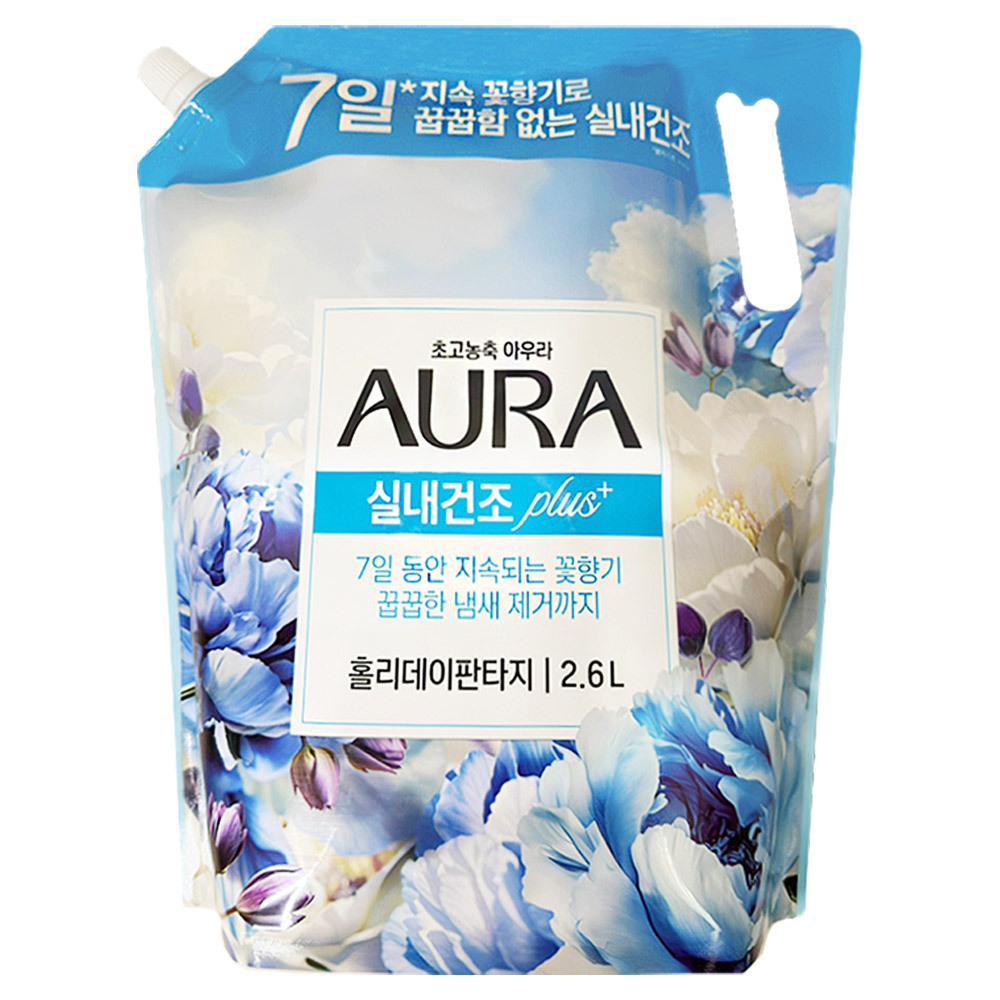 [LG생활건강] 샤프란 아우라 초고농축 섬유유연제 홀리데이판타지 2.6L
