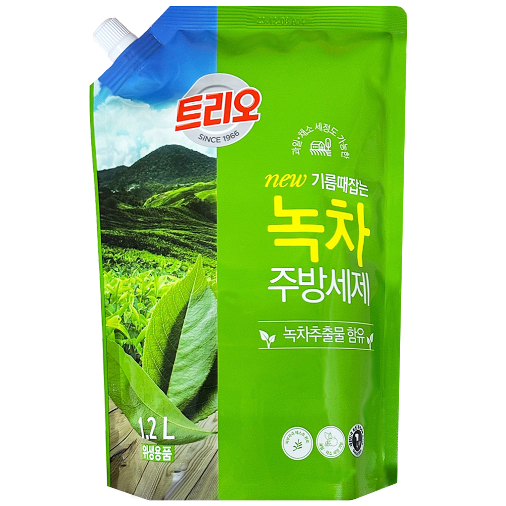 [애경] 트리오 녹차 주방세제 1.2L x 1