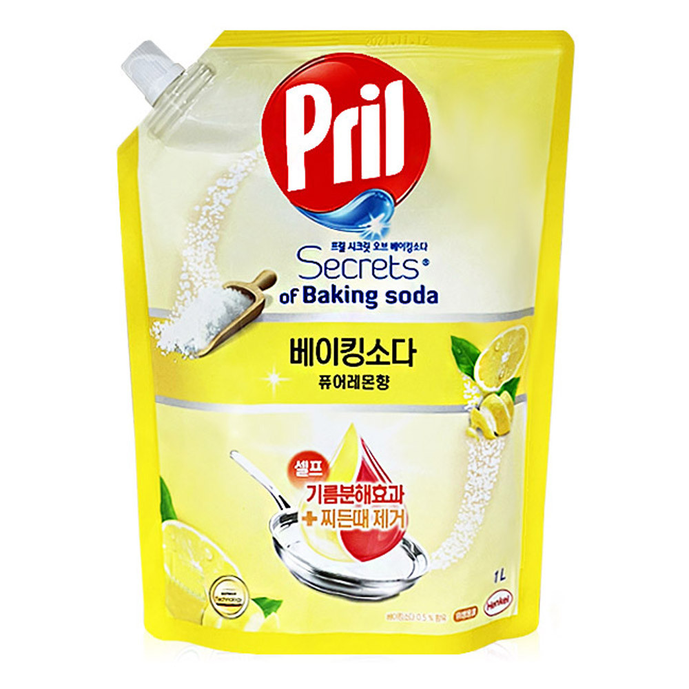 [헨켈] 프릴 베이킹소다 퓨어레몬 주방세제 1L x 1