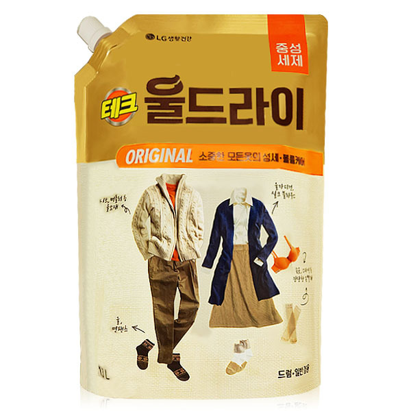 [LG생활건강] 테크 울드라이 오리지널 중성세제 1.3L x 1