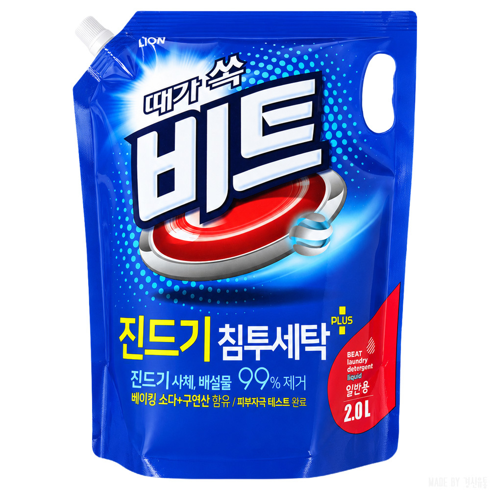 [라이온코리아] 비트 제로 액체세제 일반 2L x 1