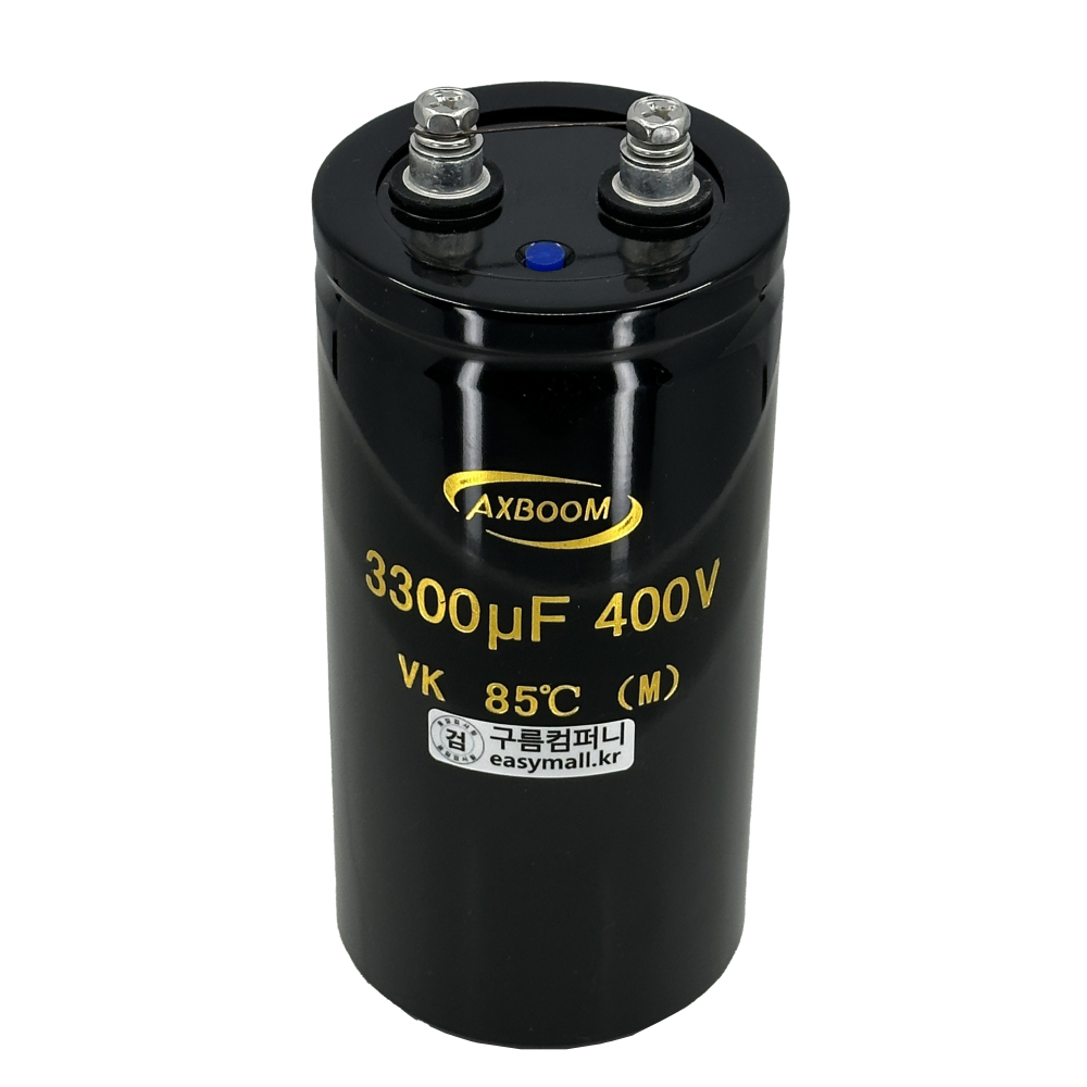 dwe400_3300 용접기 콘덴서 400V 3300uF VK 85도 - 정면
