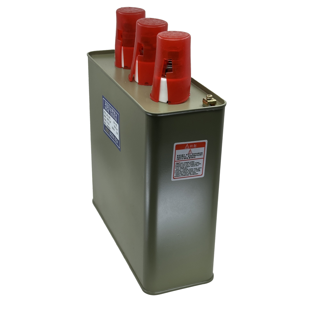 DLE-2B20K6T 유입식 저압 진상 콘덴서 커패시터 캐패시터 옥내용 삼상 3상 220V 20KVA DLE-2B20K6T 상세 이미지 2