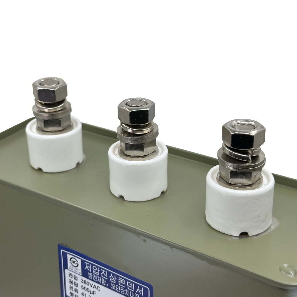 DLE-3H500T 유입식 저압 진상 콘덴서 커패시터 캐패시터 옥내용 삼상 3상 380V 500UF DLE-3H500T 상세 이미지 2