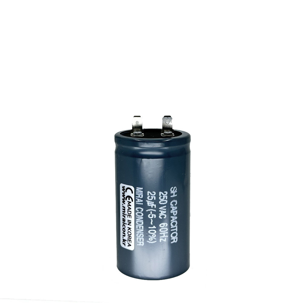 25MFD 250 Volt VAC Round Motor Run Type Capacitor Will Run AC Motor and Fan by The Mirai Condenser