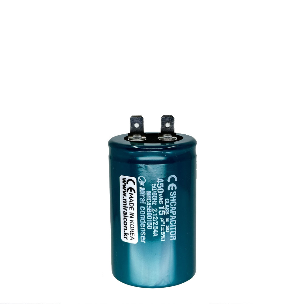 15MFD 450 Volt VAC Round Motor Run Type Capacitor Will Run AC Motor and Fan by The Mirai Condenser