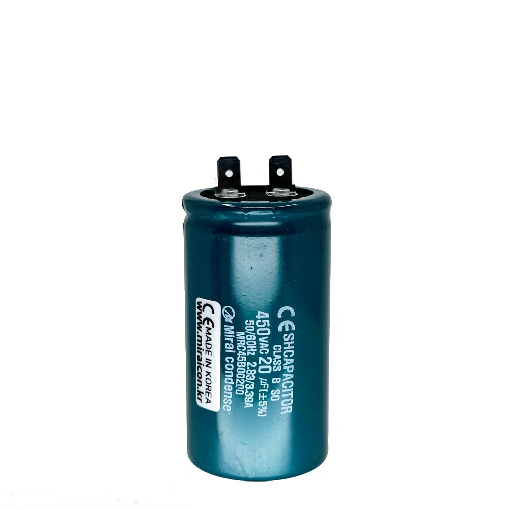 20MFD 450Volt VAC Round Motor Run Type Capacitor Will Run AC Motor and Fan by The Mirai Condenser
