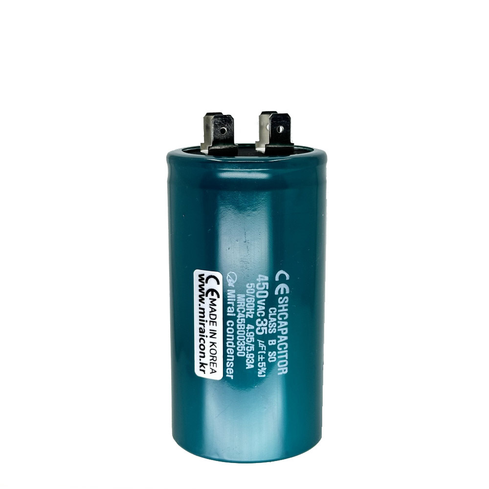 35MFD 450 Volt VAC Round Motor Run Type Capacitor Will Run AC Motor and Fan by The Mirai Condenser