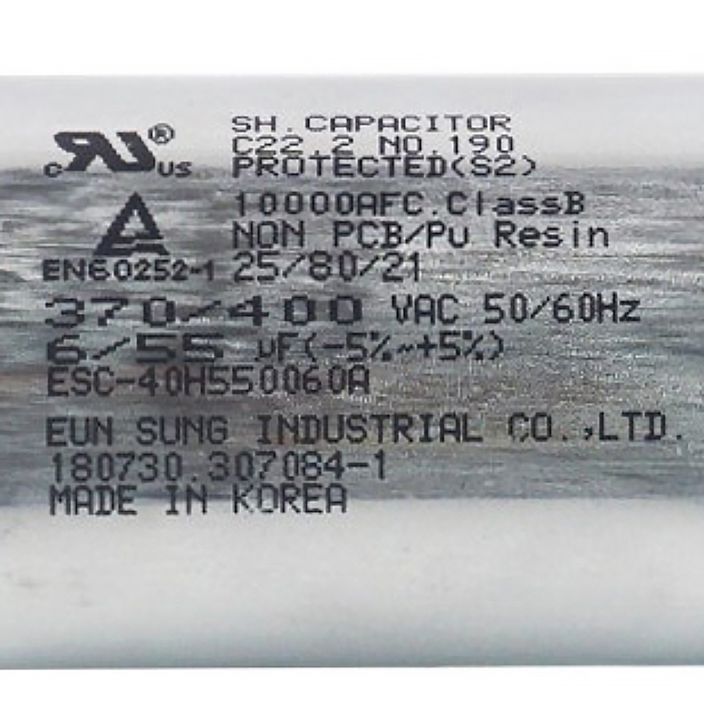 에어컨실외기,에어콘실외기,capacitor,condenser,콘덴서,컨덴서,캐패시터,커패시터,모터,모타,펌프,실외기,에어컨,에어콘,팬모터,단상,엘지,삼성,캐리어,콤프,팬,캔타입,370v,400v,400vac,vac,55uf,6uf,시밍캔타입,시밍타입,국산,구름컴퍼니,미래콘덴서,디지털텍,디지털테크