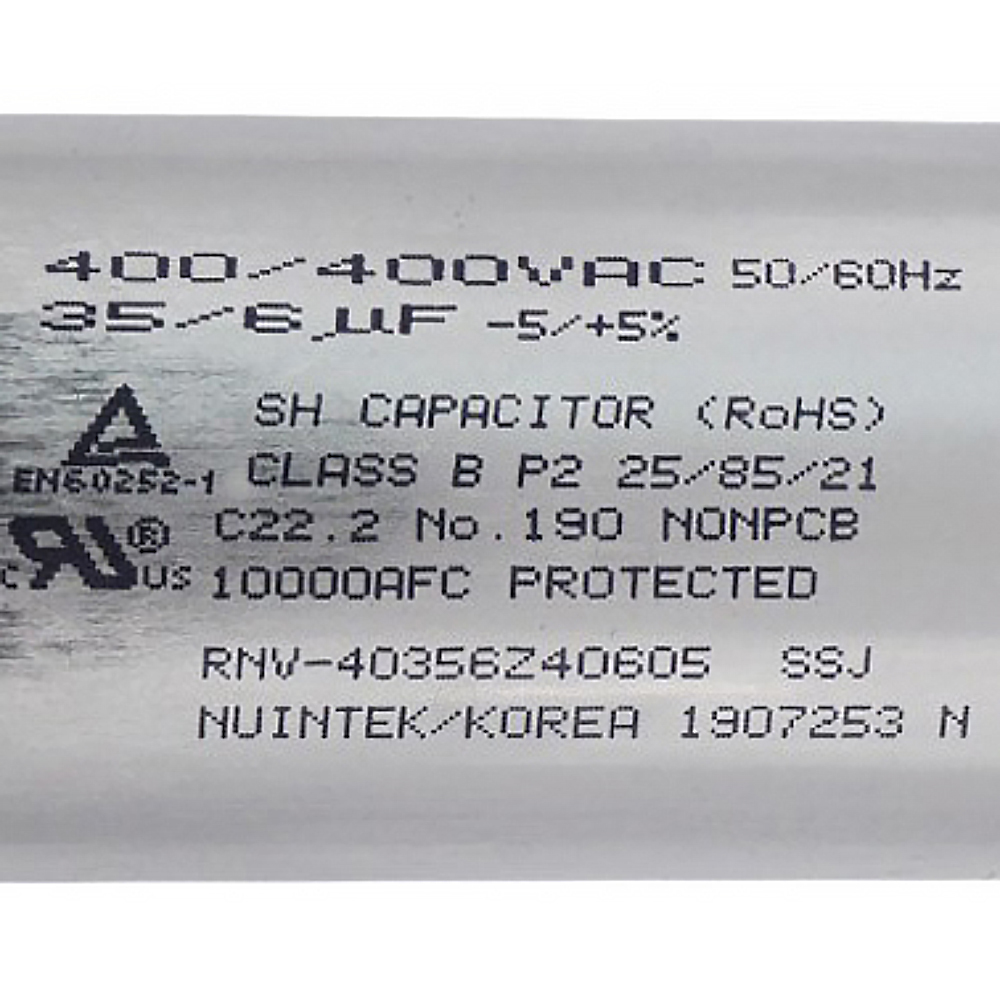 에어컨실외기,에어콘실외기,capacitor,condenser,콘덴서,컨덴서,캐패시터,커패시터,모터,모타,펌프,실외기,에어컨,에어콘,팬모터,단상,엘지,삼성,캐리어,콤프,팬,캔타입,400v,400vac,vac,35uf,6uf,시밍캔타입,시밍타입,국산,구름컴퍼니,미래콘덴서,디지털텍,디지털테크