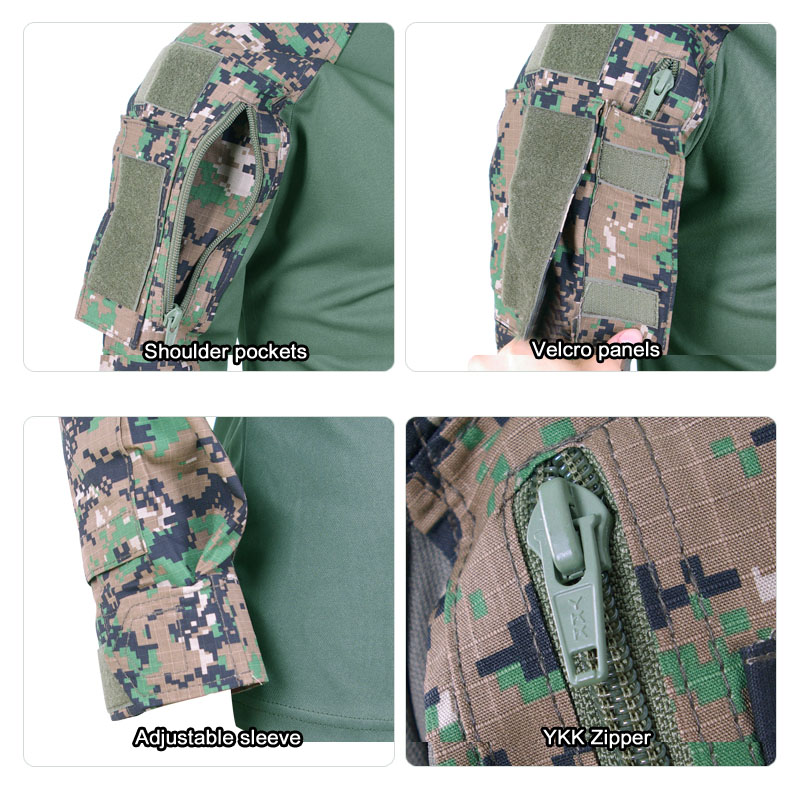 ROK South Korea SFG Digital Camo Combat Shirt Uniform Tactical 707 UDT ...