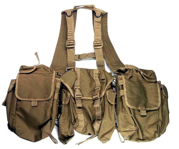 Devgru Navy Seal NSW LB 1195J Tactical Chest Rig H Harness Vest Coyote ...