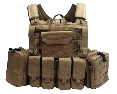 SFG Molle MAR CIRAS Tactical Plate Carrier Armor Vest Maritime Coyote ...