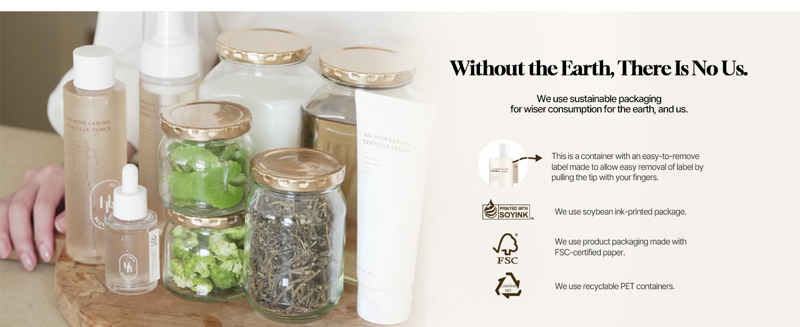 HEVEBLUE Salmon Caring Centella Toner 200mL Set (+Centella Cream