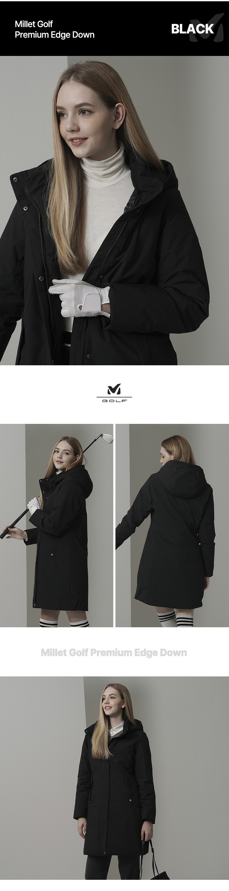 [MILLET GOLF] 밀레골프 방풍 미들다운 여성 3컬러 택1 현대자동차 공식 온라인몰, 블루멤버스포인트 사용.