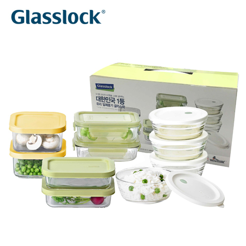 글라스락 뉴올리브 혼합 10조 20p