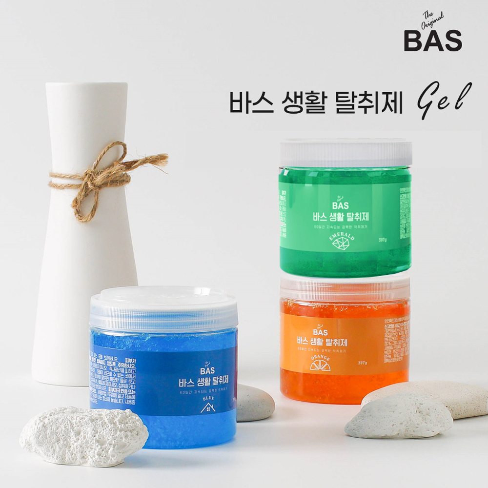 [BAS] 생활 탈취제 397g (블루,에메랄드,오렌지 택1)