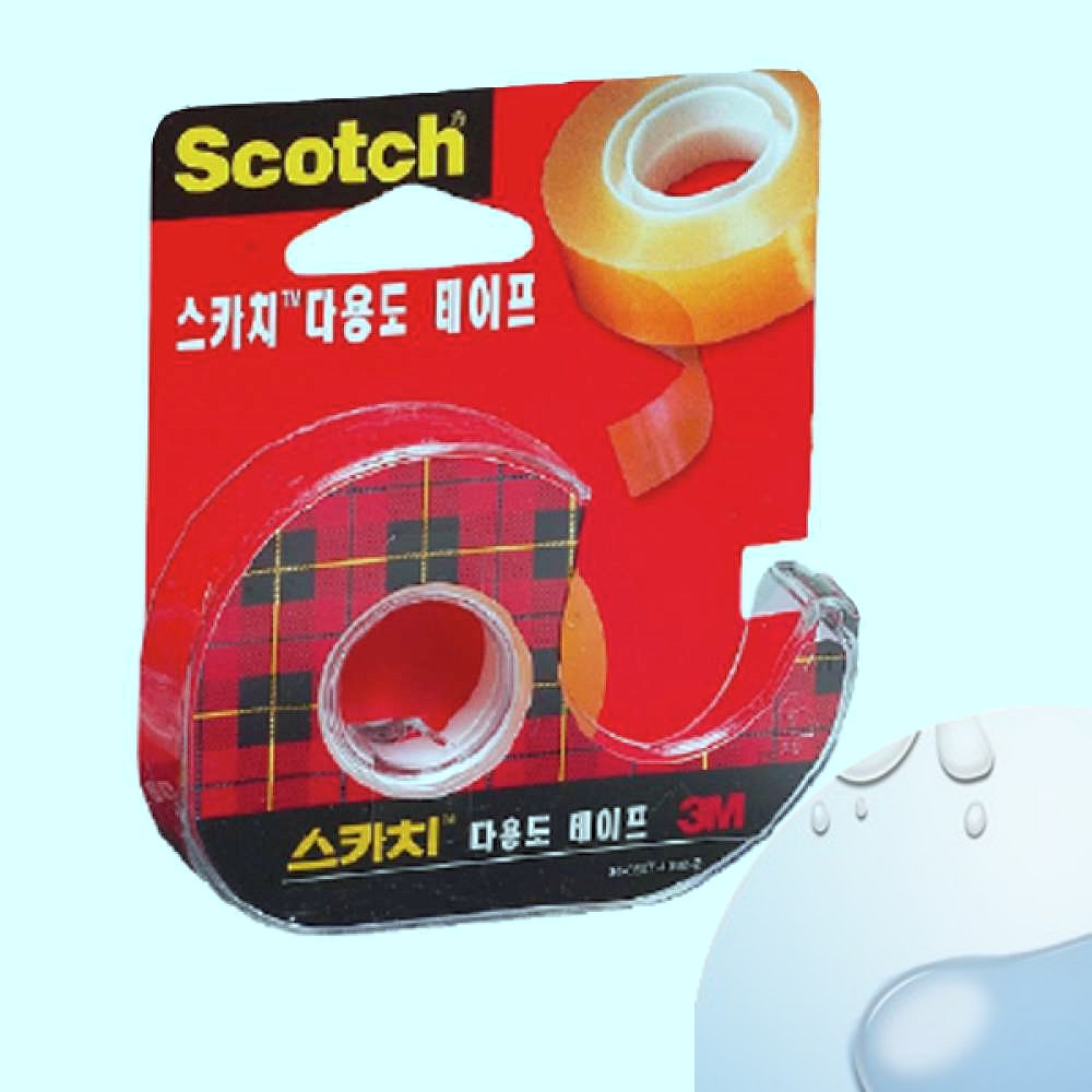 Oce 스카치 투명 사무용 테이프 18mm x 30M 문구용 접착테이프 휴대용 포장 테이프 밀봉접착제 접착재