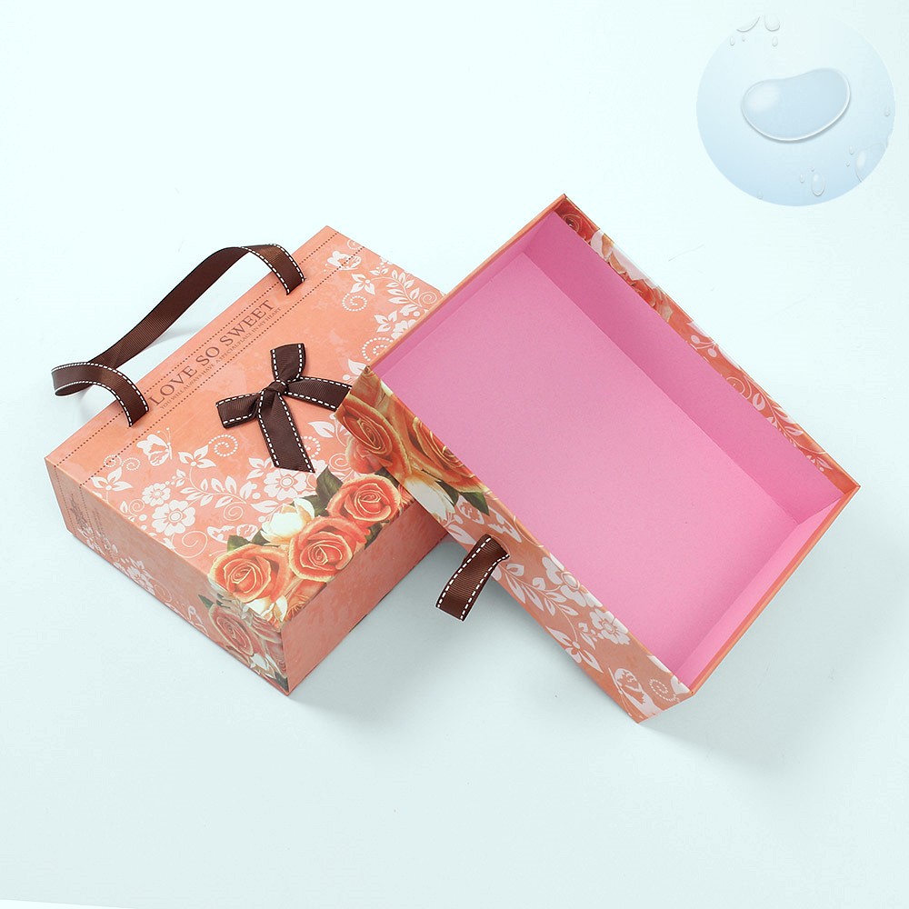 Oce 플라워 종이 서랍 쇼핑백 상자 선물 박스 23x17 패키징 선물백 케이스 가방