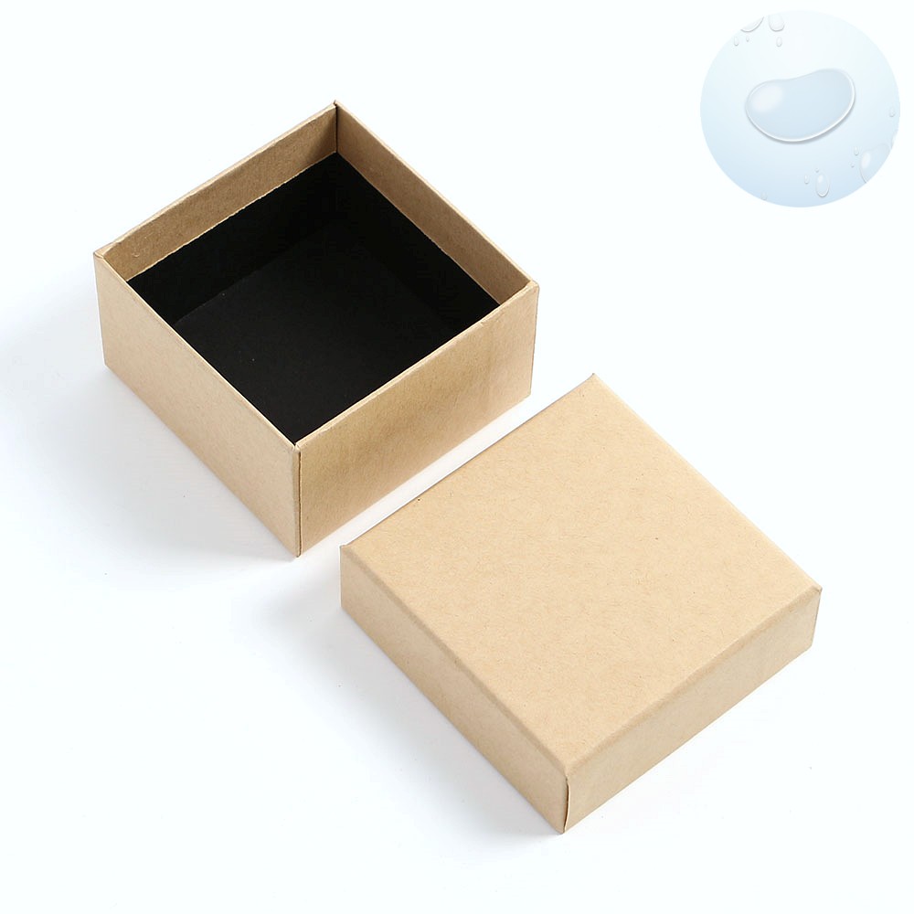 Oce 고급 종이 선물 상자 크라프트 박스 3p 9.5x9.5 페이퍼 백 예쁜 종이 포장 케이스 패키지 포장지
