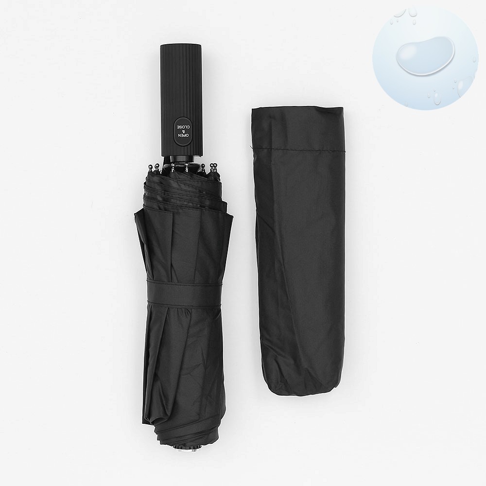 Oce 뒤집복구 3단 완전 자동우산 겸 양산 블랙 휴대용 자동우산 방수 방풍 우산 썬쉐이드  썬세이드