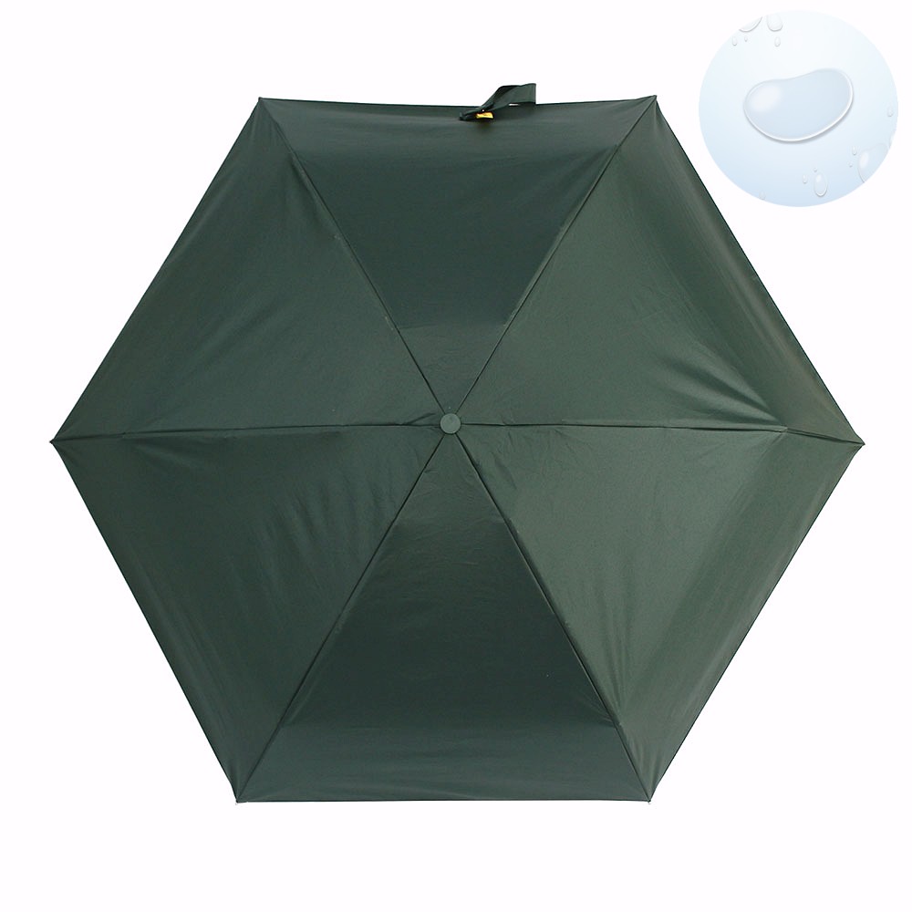 Oce 5단 미니 수동우산 겸 양산 그린 접이식  가벼운 단우산 튼튼한 우양산 컴팩트 작은 우양산