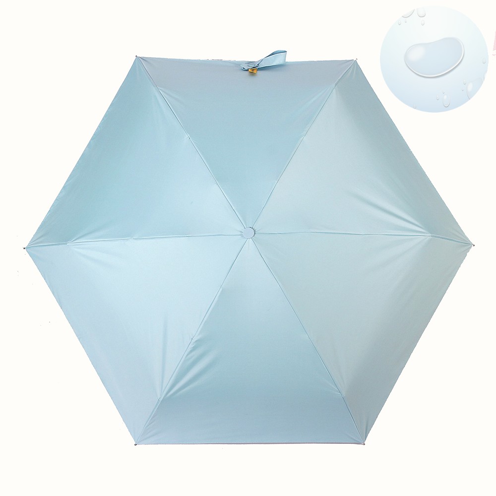 Oce 5단 캡 수동우산 겸 양산 스카이 UV 자외선 차단 양산 초경량 양우산 접는 암막 우산
