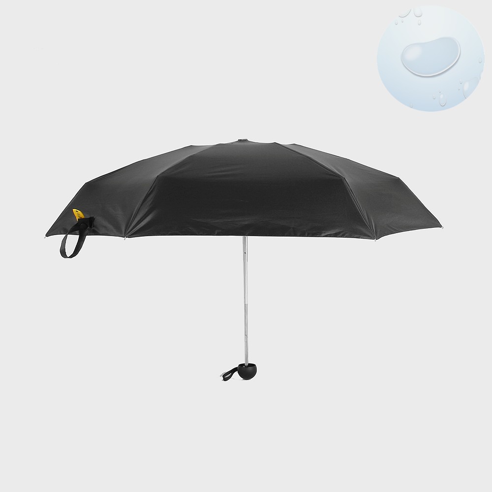 Oce 5단 미니 수동우산 겸 양산 블랙 튼튼한 우양산 컴팩트 작은 우양산 접는 암막 우산