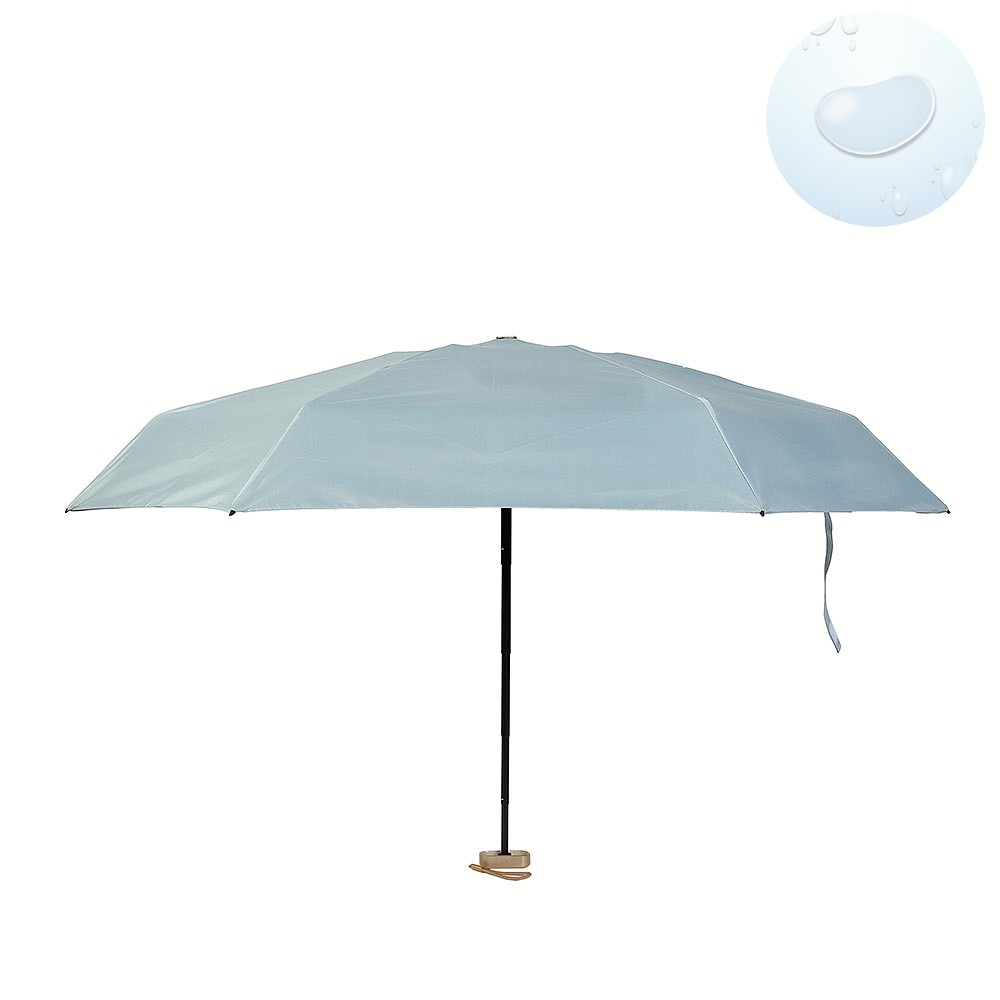 Oce 합금 암막 6단 초미니 우산겸 양산 민트 컬러풀 소형 양우산 UV 자외선 차단 양산 수동 접이식 우산